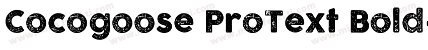 Cocogoose ProText Bold字体转换